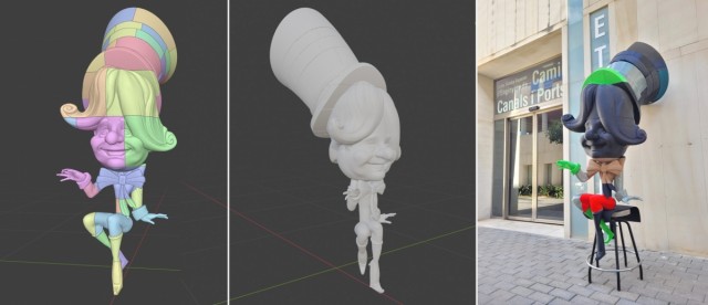 Ivace+i financia un proyecto para fabricar fallas y hogueras sostenibles con impresión 3D