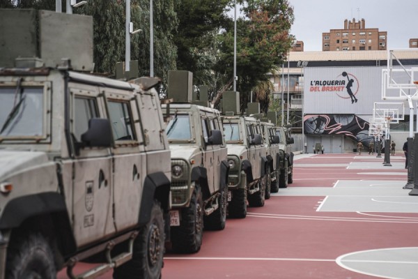L’Alqueria del Basket, base de operaciones de las unidades externas del ejército
