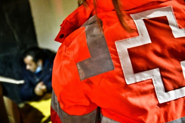 Siete personas asistidas por Cruz Roja en el castillo de fuegos artificiales de la noche del domingo