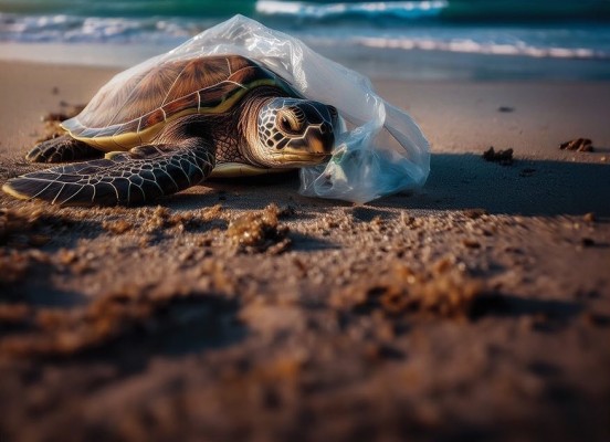 Las imágenes creadas con IA por la fotógrafa iraní Setareh Esmaeili denuncian en Murcia la degradación del planeta 