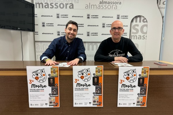 La 3a Mostra de teatre amateur d'Almassora programa quatre funcions de companyies de la Comunitat