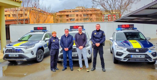 La Policía Local de Villena incorpora tres nuevos vehículos para reforzar el patrullaje  