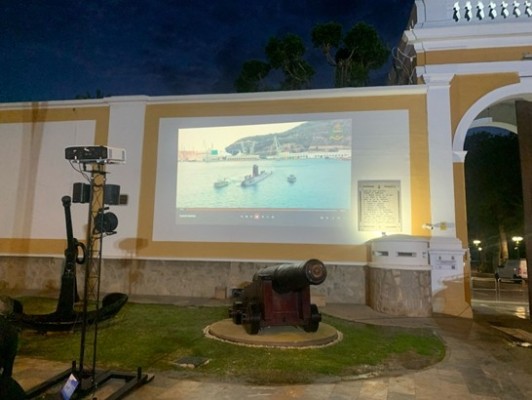 El Arsenal de Cartagena emitirá en directo con una videoproyección la salida de San Pedro Apóstol en Semana Santa