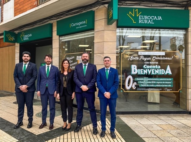 Eurocaja Rural apuesta por la banca de proximidad con su nueva oficina en Cartagena