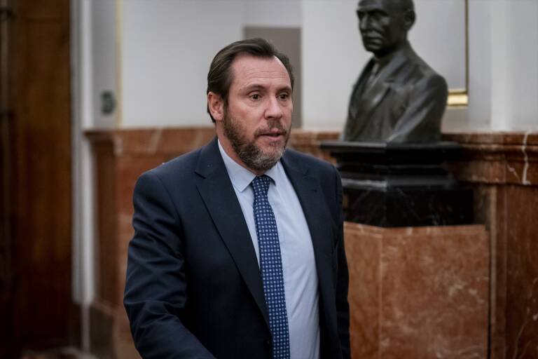  El ministro de Transportes y Movilidad Sostenible, Óscar Puente. Foto: A.PÉREZ MECA/EP  - 