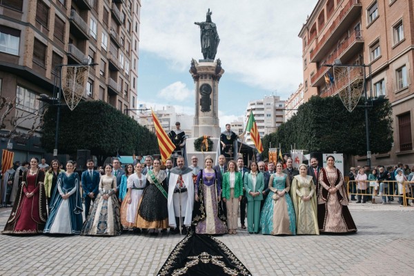 Castelló homenajea a su fundador, Jaume I, junto a la Germandat dels Cavallers de la Conquesta