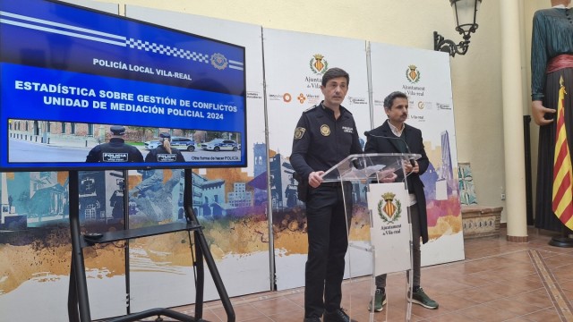 La Policia Local de Vila-real realitza 88 mediacions en 2024 amb una resolució positiva del 95%