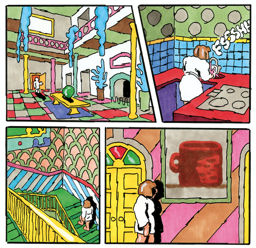 Entre la distopía y los colores neón: un paseo imaginario por ‘Parque Ciudad’