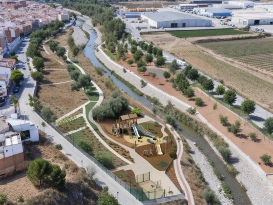 Carlet inicia la regeneración del río Magro con el anteproyecto del parque fluvial