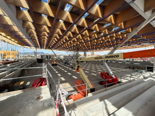 Elche ultima las obras del nuevo pabellón inclusivo en la zona de L'Aljub