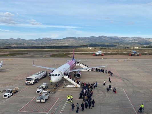 El aeropuerto de Castellón quiere crecer en cuatro rutas en 2026 y superar los 400.000 pasajeros