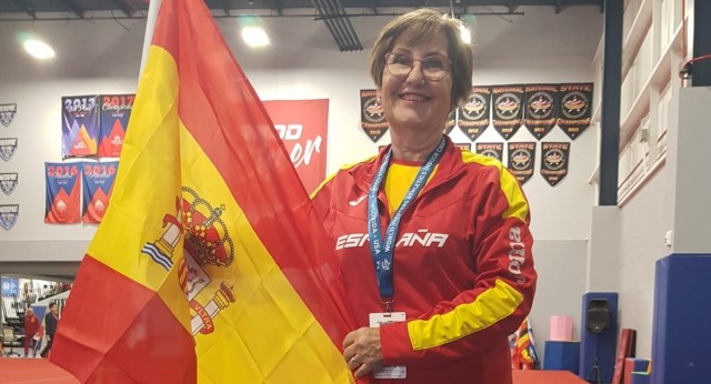 Estebana Esparza, de 69 años, disputa con España el Mundial máster en Estados Unidos