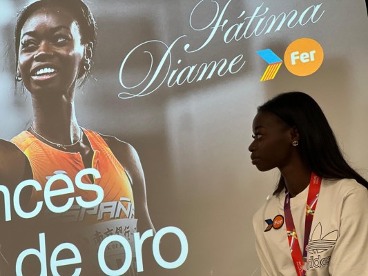 Fátima Diame: “Con el bronce ya me siento entre las mejores del mundo”