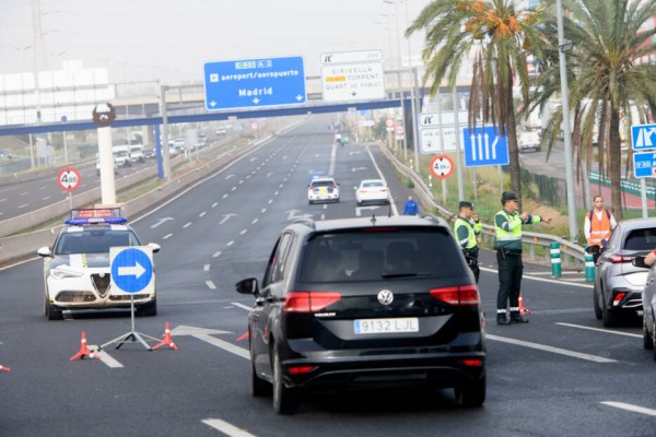Un total de 126 carreteras de la Comunidad Valenciana siguen afectadas por el temporal