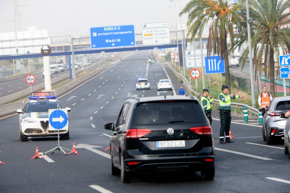 Un total de 126 carreteras de la Comunitat siguen afectadas por el temporal, 39 de ellas cerradas