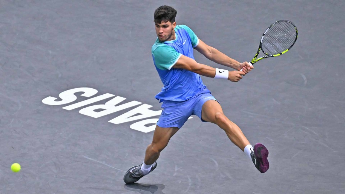 Carlos Alcaraz en París. Foto: ATP - 