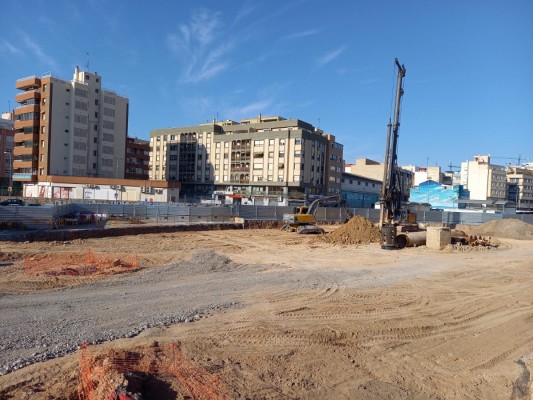 FGV activa la 'obra dura' de la estación central del Tram en Alicante con un año de perforaciones