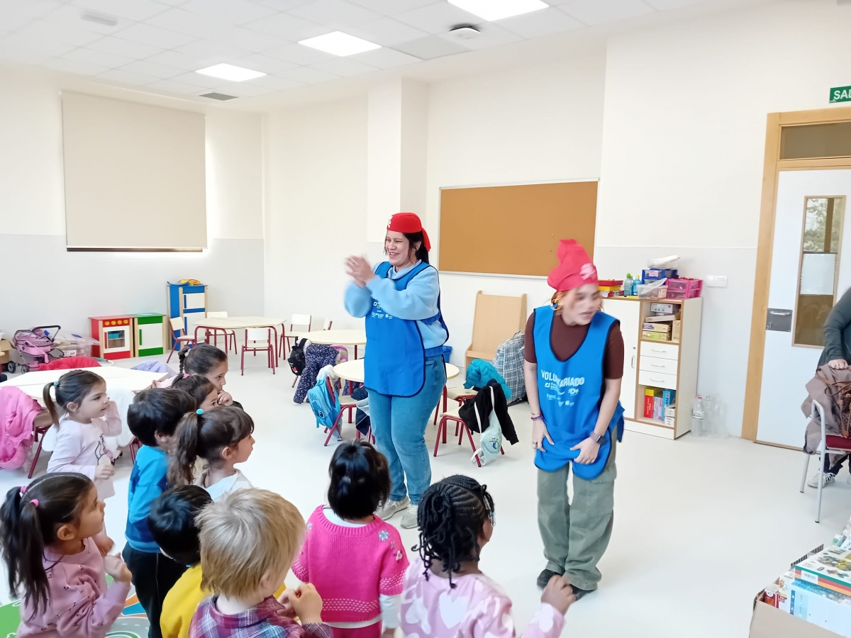 Fiesta del voluntariado en el CEIP Padre Manjón de La Torre.