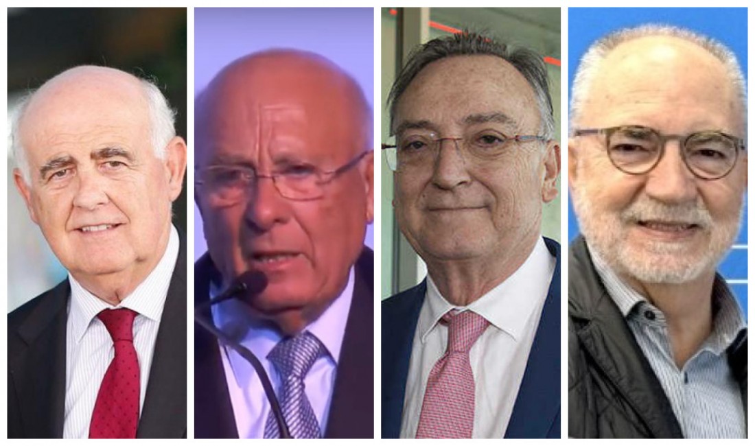 Antonio Noblejas, José Marín, Miguel Burdeos y Vicente Tarancón. - 