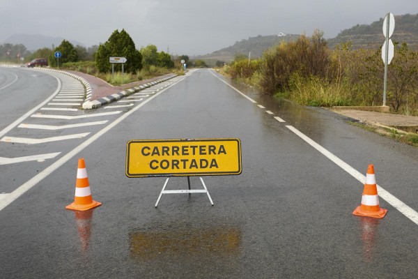 Más de 120 carreteras siguen con cortes, entre ellas la A-3 y la A-7 en Valencia