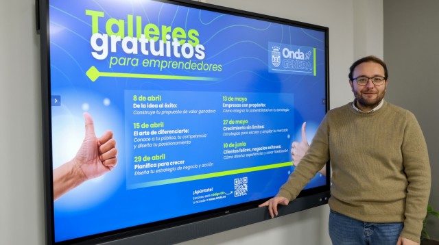Onda impulsa el emprendimiento con seis nuevos talleres gratuitos en el centro ‘Onda Genera’