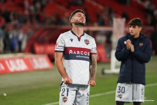 El Levante dice adiós a su mejor racha desde 2018