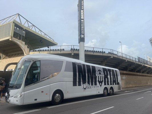 El Castellón regresa de su eliminatoria copera en Águilas tras poder recorrer carreteras en Valencia
