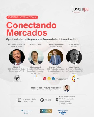 Jovempa Alicante organiza 'Conectando Mercados: Oportunidades de Negocio con Comunidades Internacionales'