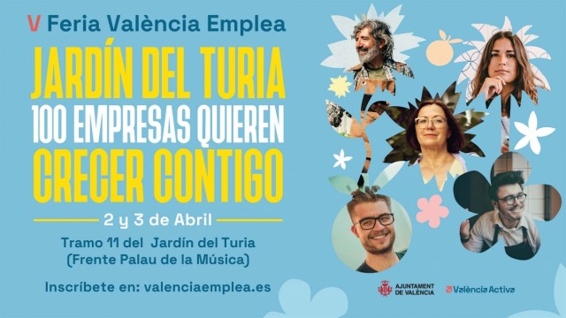 El Jardí del Túria se convierte en una lanzadera de empleo con la feria València Emplea