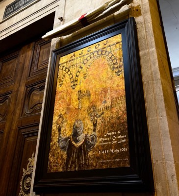 El cartel del artista Ximo Canet ya anuncia las Fiestas de Moros y Cristianos de Alcoy