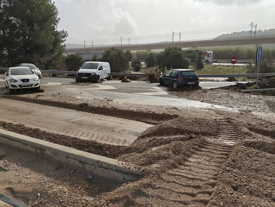 Daños de la Dana en las infraestructuras valencianas. Foto: MITMA - 