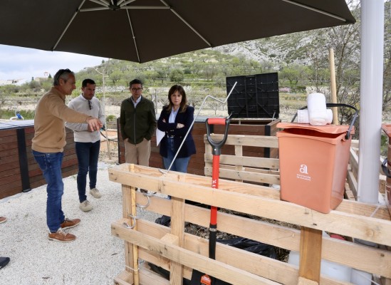 Fageca cuenta con una compostera para impulsar la economía circular y la recogida selectiva de la mano de la Diputación