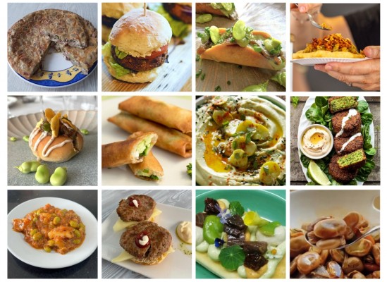 Así son las 16 tapas con haba que se podrán degustar este domingo en el Mitjafava Fest de Benitatxell