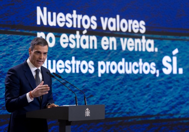 Pedro Sánchez anuncia un plan de respuesta a los aranceles dotado con 14.100 millones de euros
