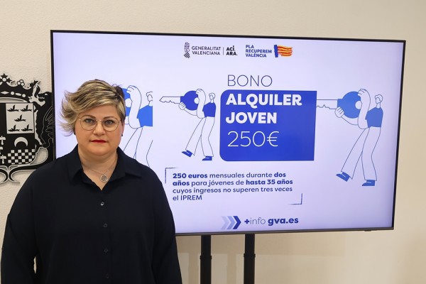 Novelda hace un llamamiento para solicitar el bono joven de alquiler: 250 euros para menores de 35 años