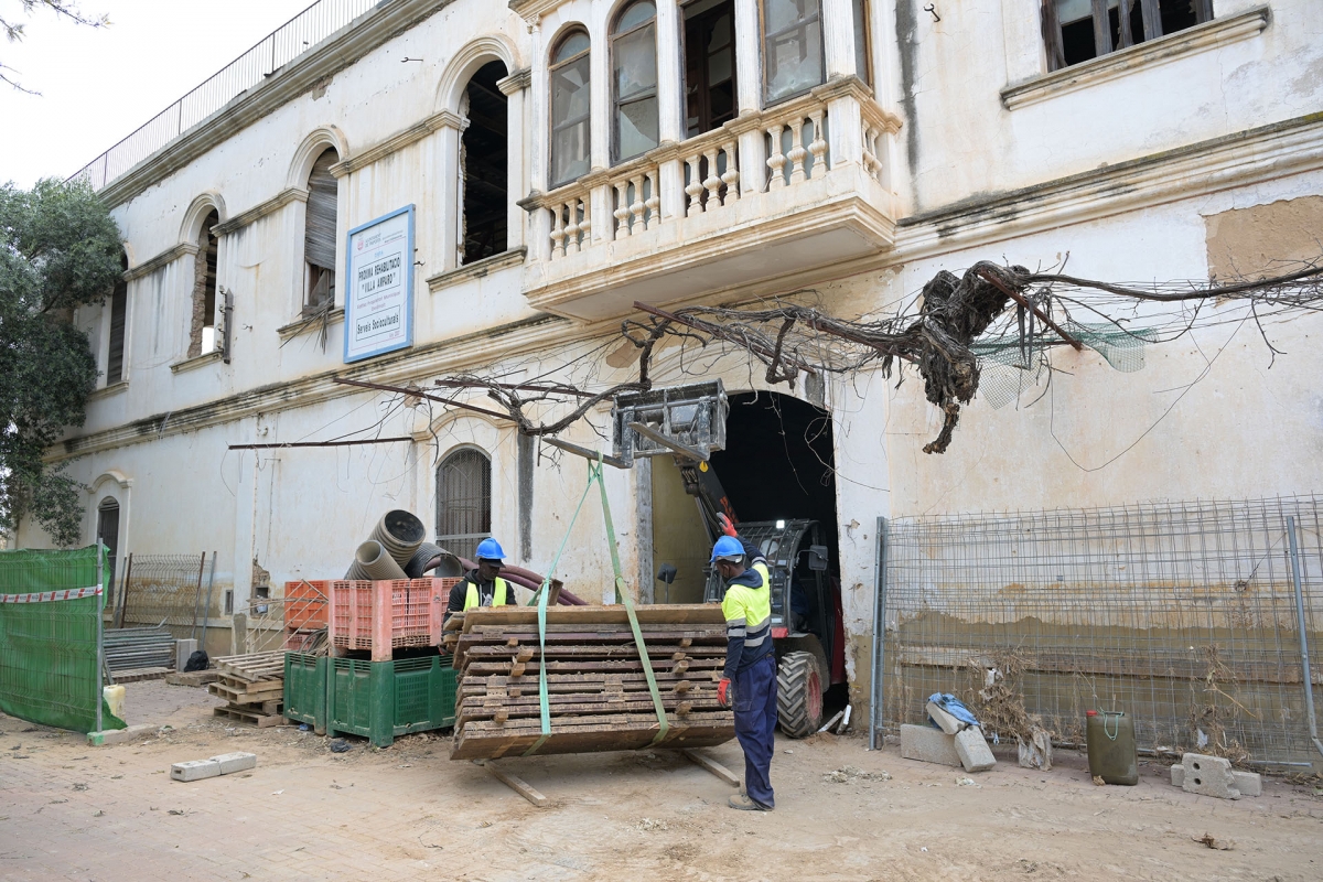Comienzan las obras de rehabilitación de Villa Amparo para su conversión en centro de día