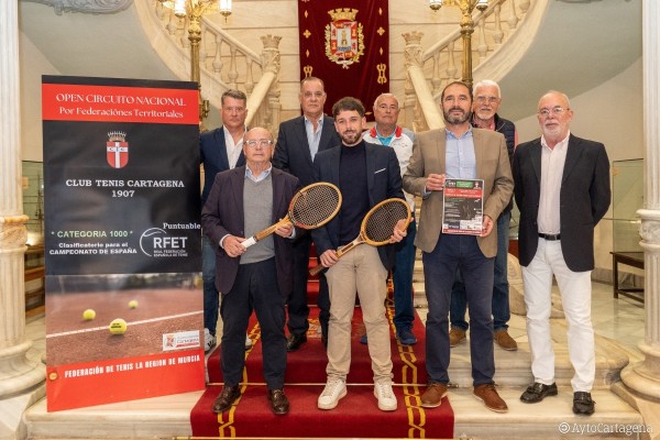 El Open Nacional Ciudad de Cartagena reúne a 75 tenistas y reparte 6.000 euros en premios