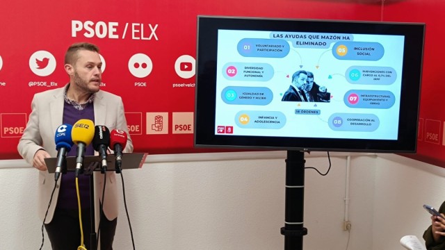 El PSOE de Elche denuncia que el Consell elimina subvenciones que 