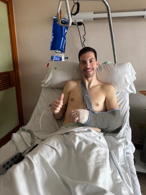 David Roca se perderá lo que resta de temporada tras ser operado de la muñeca
