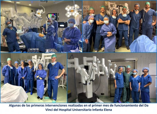 El Hospital público Universitario Infanta Elena incorpora a su cartera de servicios la cirugía robótica, que optimiza el abordaje mínimamente invasivo