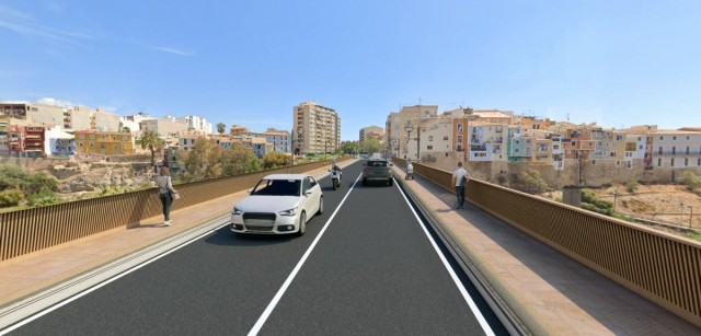 El puente del Amadorio en la Vila Joiosa se ampliará un metro por seguridad estructural