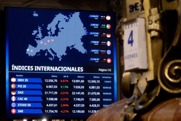 El Ibex 35 firma un 'viernes negro' cayendo un 5,83% en uno de sus peores días desde 1992