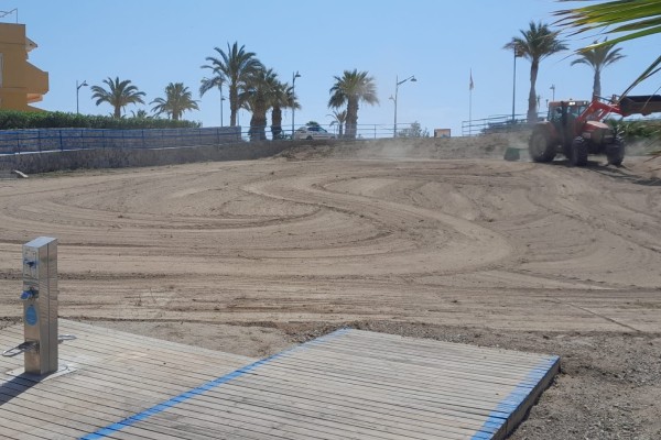 Las playas de Cartagena se preparan para la Semana Santa: estas son las mejoras y las zonas donde se está actuando