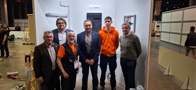Eric Ballester, del colegio Fundació Flors de Vila-real, logra la medalla de oro en #GVASkills 2025