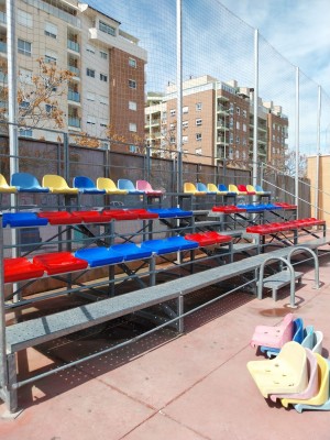 El Ayuntamiento de Murcia repone 250 asientos en instalaciones deportivas del municipio