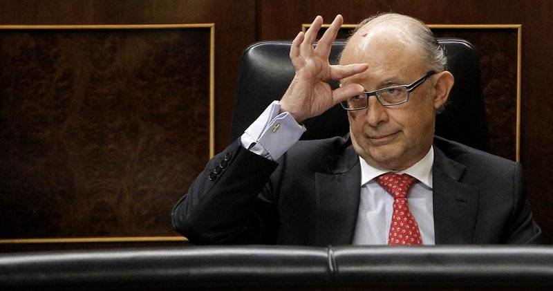 El ministro de Hacienda en funciones, Cristóbal Montoro - 