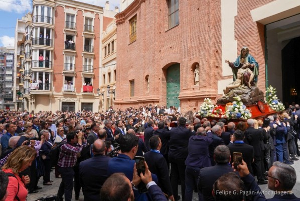 Cartagena se vuelca con La Piedad: todas las fotografías del traslado de la Virgen marraja por su centenario