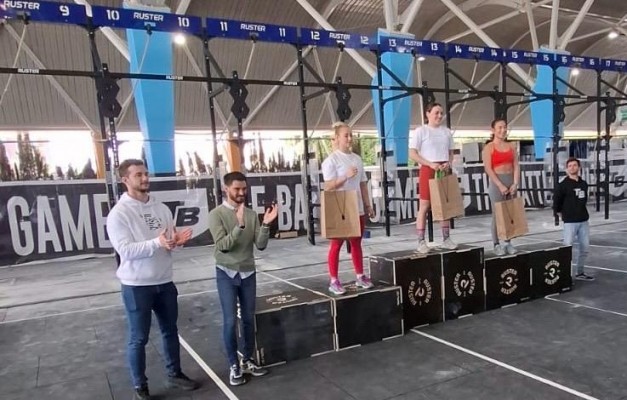 Sabaté y Cerdán brillan en el crossfit nacional The Battle Games 2025 de Castelló