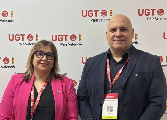 Yolanda Díaz e Ismael Senent reelegidos secretarios generales de UGT-PV en las comarcas de la provincia de Alicante 