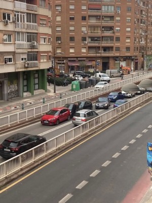 Seis entidades vecinales convocan una concentración para reclamar la eliminación del túnel de Pérez Galdós